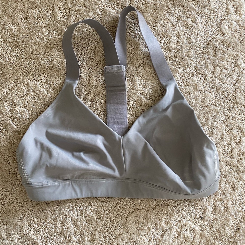 Athleta grey sports bra